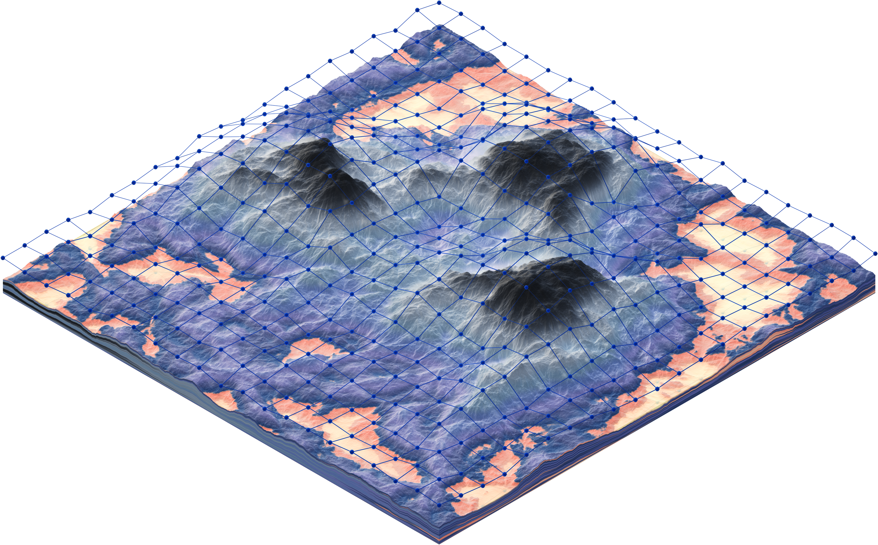 3D prospectivity terrain model